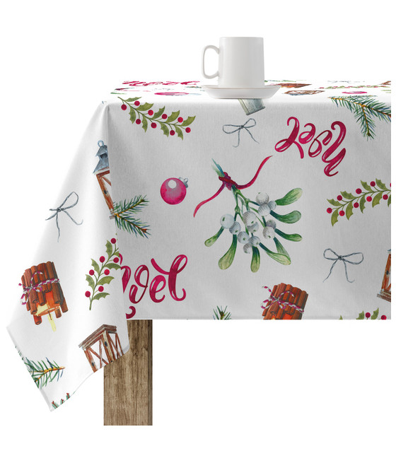 MANTEL RESINADO ANTIMANCHAS MODELO MERRY CHRISTMAS 11-CYT-300088
