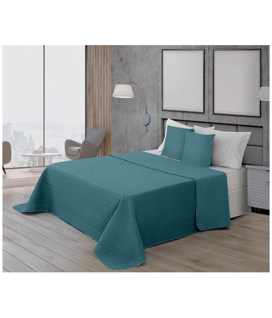 BOUTI MICROSATÉN 100 GR MODELO PETRÓLEO PARA CAMA DE 135 (235X270CM.)-CYT-314084