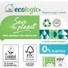 my tissue ecologic+ papel higiénico doméstico, 100% celulosa reciclada: 24 rollos de 36 m. c/u; 864 metros totales de papel de b