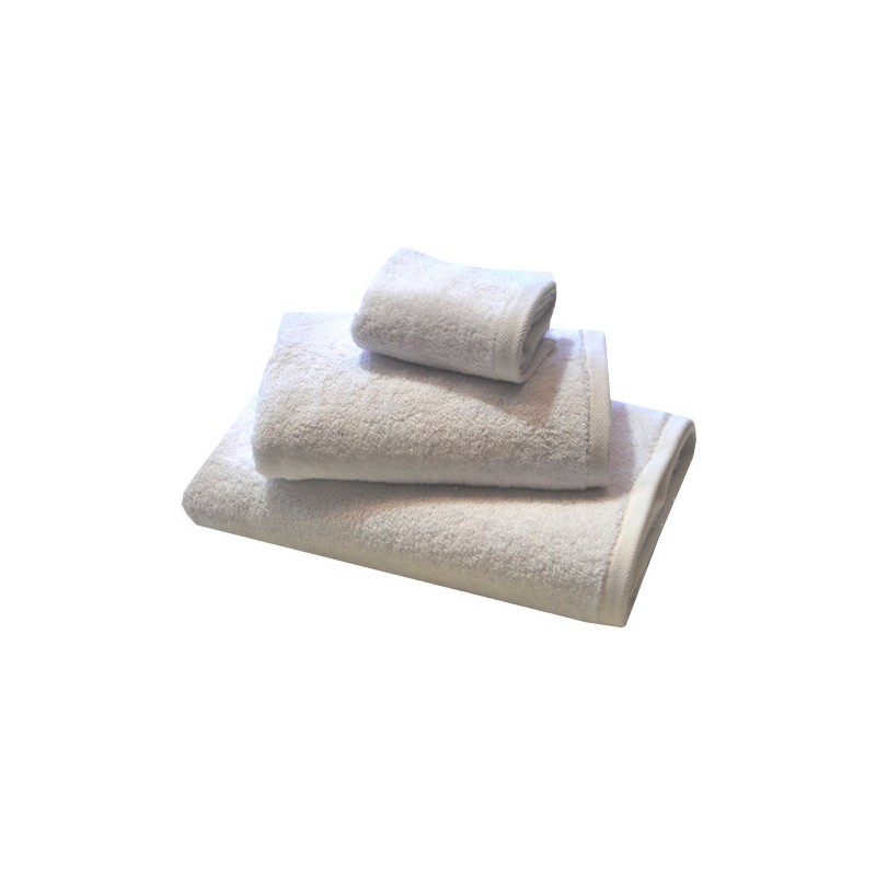 toalla de rizo modelo iris blanca 70x140 cm