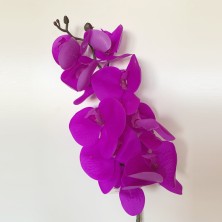 pack de 6 ramos de orquideas con tacto natural de 100 cm en color fucsia