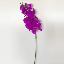 pack de 6 ramos de orquideas con tacto natural de 100 cm en color fucsia