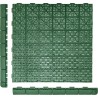 pack 10 baldosas para jardín efecto drenaje de 55,5x55,5 cm. cobertura total 3m² – colección marte – verde