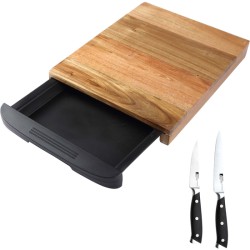 set de tabla de corte y juego de cuchillos master