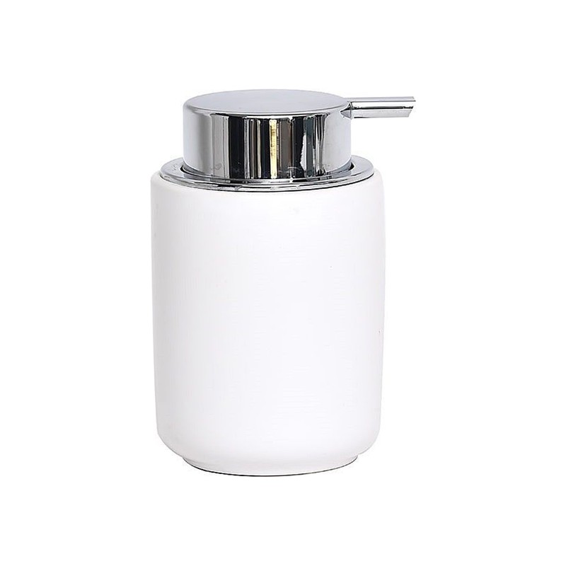 dispensador de jabón de 235ml redondo hecho en dolomite blanco