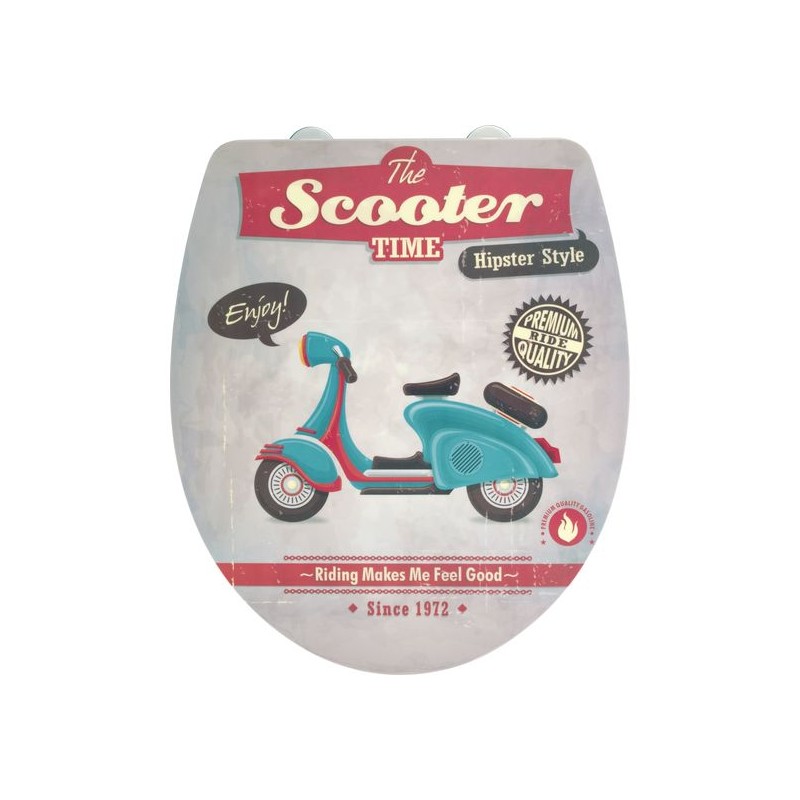 tapa wc vintage scooter