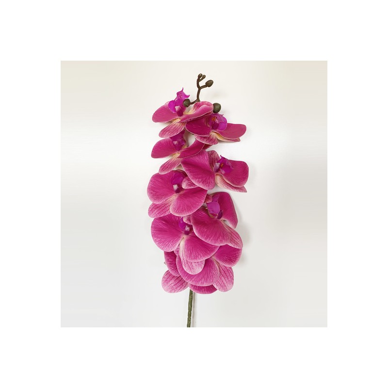 ramo de orquidea con tacto natural de 96 cm en color fucsia