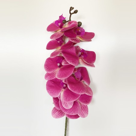ramo de orquidea con tacto natural de 96 cm en color fucsia