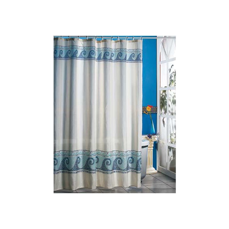cortina de baño de polyester 180 x 200 cm