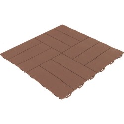 lámina para pavimento marrón marte, 56,3x56,3x1,3 cm (53x53 neto); 1m²: 3 láminas