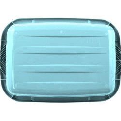 cesta para la colada, con circulación de aire jost, azul claro, 55x40x23 cm