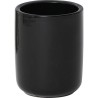 vaso de baño redondo hecho en dolomite negro