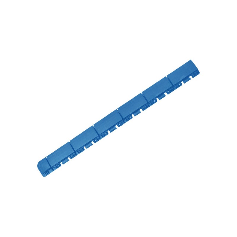 finalización azul marte, 60x6x1,3 cm; finalización (unitaria) hembra