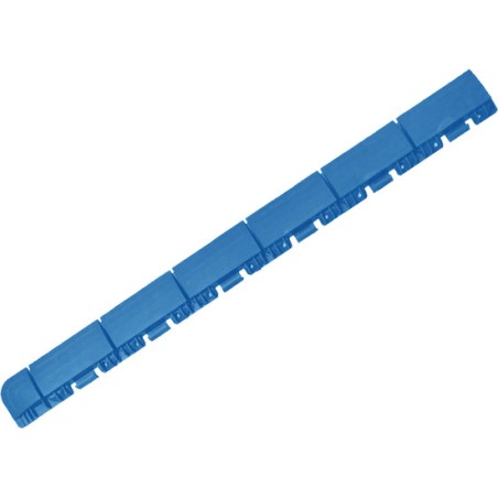 finalización azul marte, 60x6x1,3 cm; finalización (unitaria) hembra