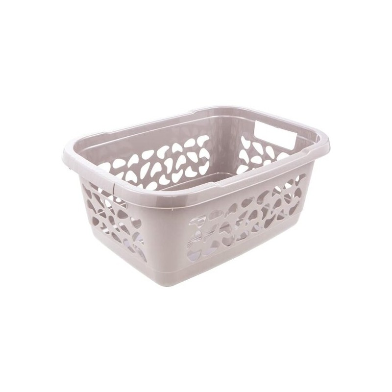 cesta para la colada, con circulación de aire, jost, gris, 55x40x23 cm