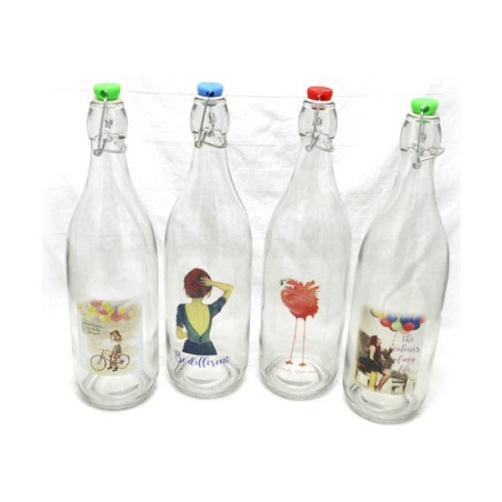 botella dibujos 1l - diseños surtidos