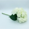 pack de 12 ramos de hortensias con tacto natural 42 cm con flores de 20 cm en color blanco