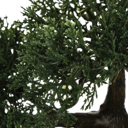 bonsai artificial en maceta de cerámica altura 36