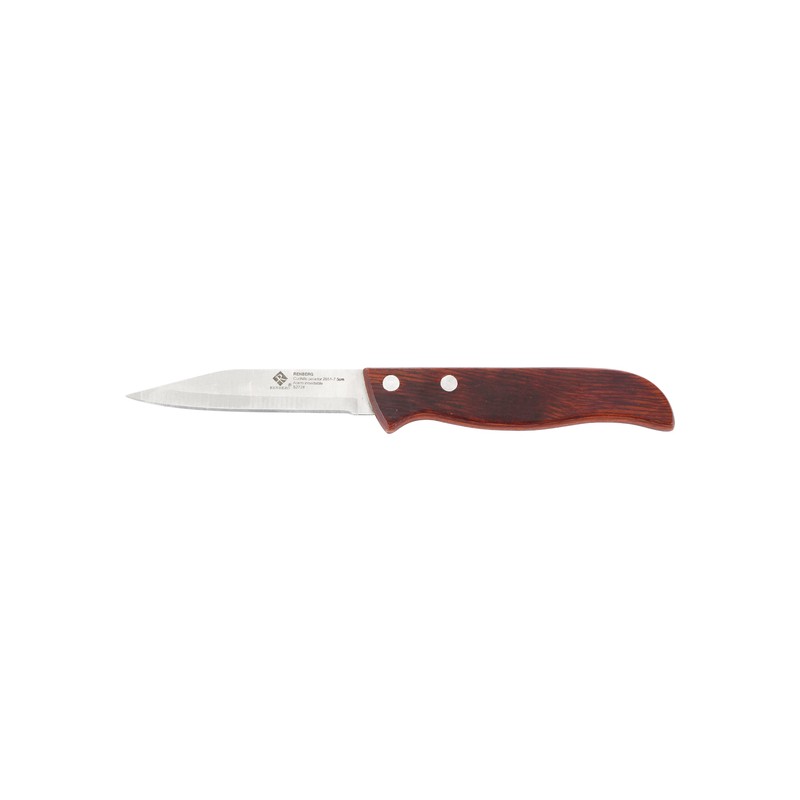 cuchillo pelador 7.5cm pakka acero y madera