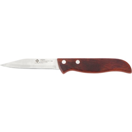 cuchillo pelador 7.5cm pakka acero y madera