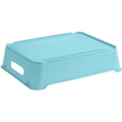 caja de almacenaje, polipropileno, a5, lotta, azul claro, 28x21x6.5 cm