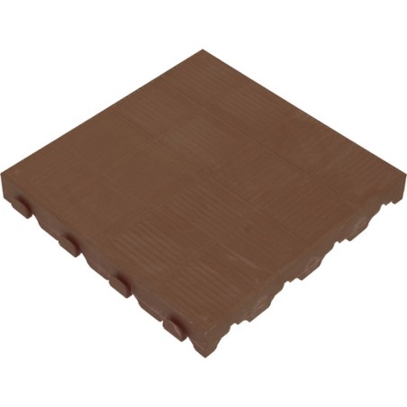 lámina para pavimento marrón combi, 40x40x4,8 cm (39x39 neto); 1m²: 6,6 láminas