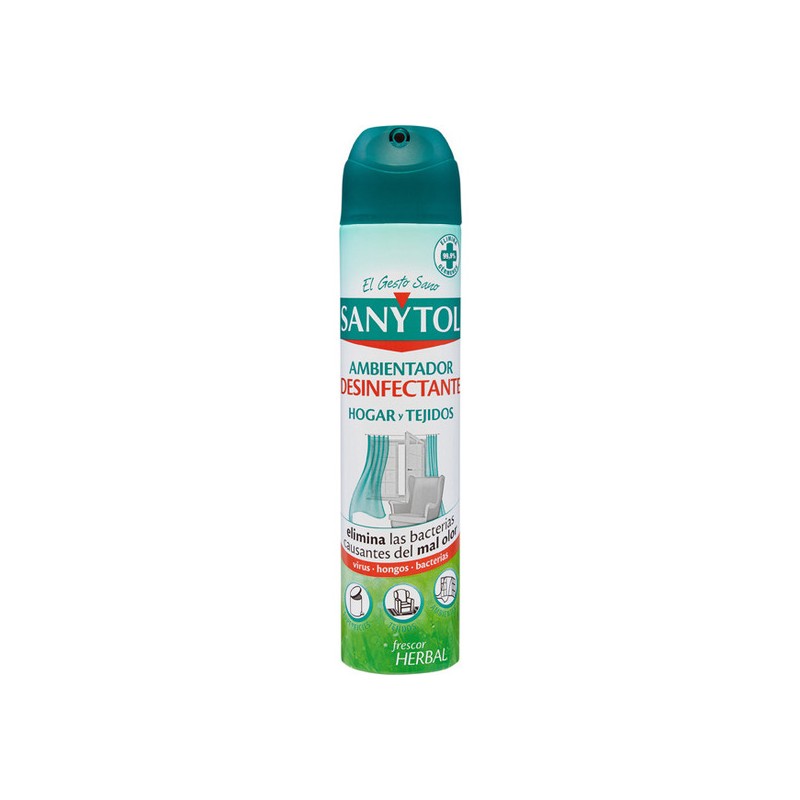 sanytol ambientador desinfectante para hogar y tejidos 300 ml