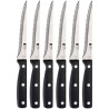 set 6 cuchillos carne 
acer.inox
