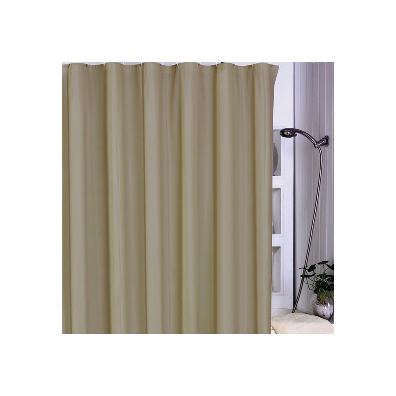cortina de ducha, color marrón - msv