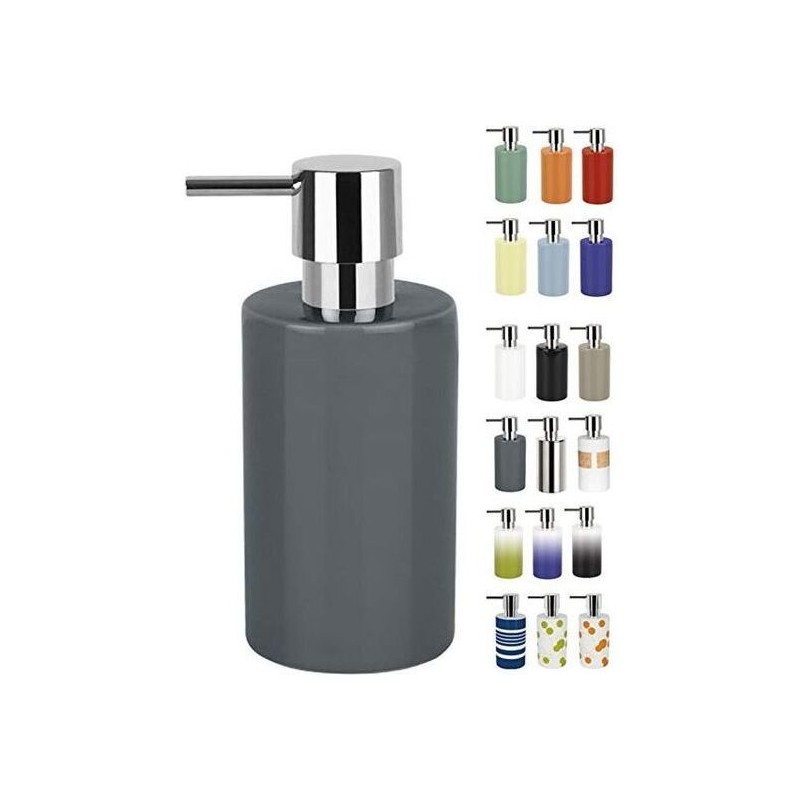 dispensador de jabón líquido - gres, gris