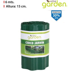 cerco jardín 6x0,15m little garden