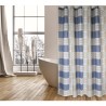 cortina de baño poliester 180x200 cm msv