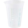 jarra medidora para pequeñas cantidades, con cono medidor interno, 250 ml - transparente