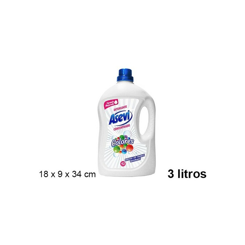 detergente asevi colores 3 l
