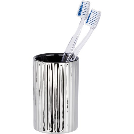 vaso higiene dental cromado