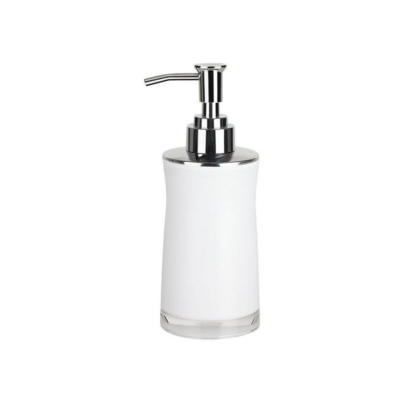 dispensador de jabón líquido , acrílico, blanco
