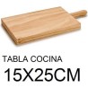 tabla cocina pino rectangular - 15x25cm