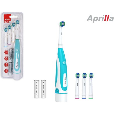 cepillo dientes eléctrico +3 recambios - colores surtidos