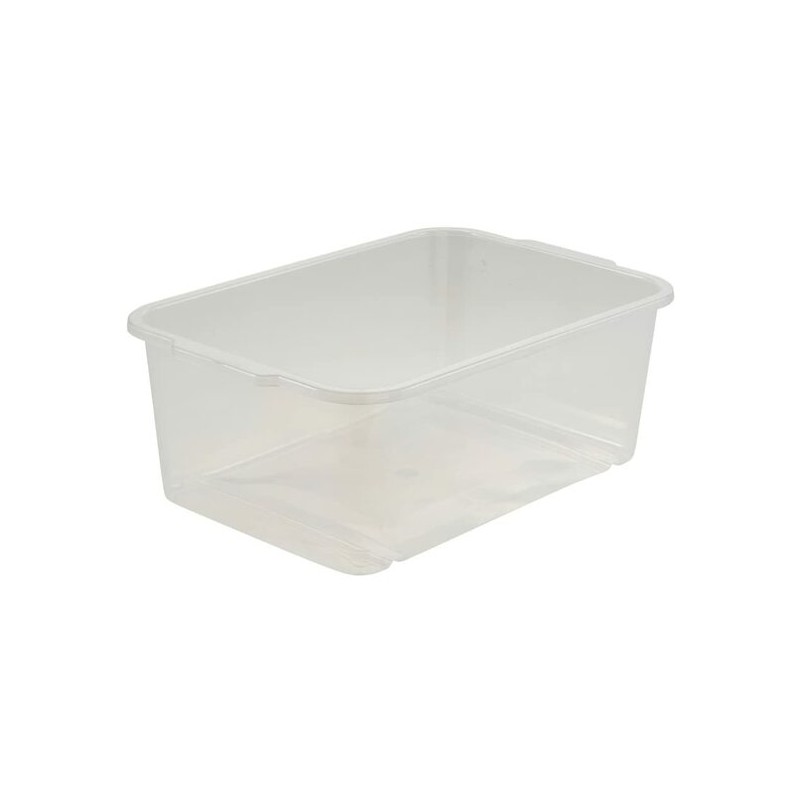 caja de almacenaje, plástico resistente (pp) 30 x 20 x 11 cm, wilma, transparente
