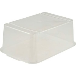 caja de almacenaje, plástico resistente (pp) 30 x 20 x 11 cm, wilma, transparente