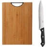 set tabla de cortar más cuchillo chef 20 cm