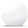 esfera decorativa blanca e27 d250mm con cable bombilla no incluida