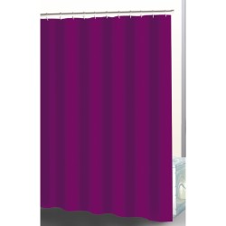 cortina de ducha de poliester 180x200cm lila