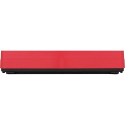 caja plegable 25l cuadrada rojo/negro