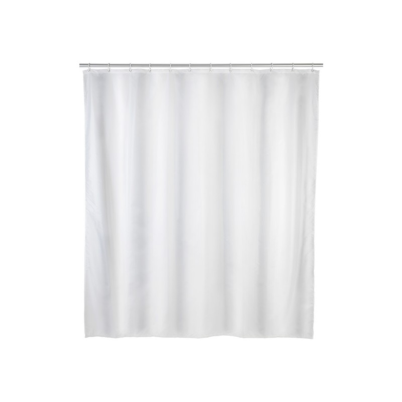 cortina baño 180x200 blanco peva
