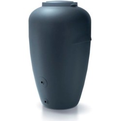 barril de agua de lluvia 440l aquacan de plastico - antracita 82x76x126 cm