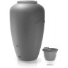 barril de agua de lluvia 440l aquacan de plastico - antracita 82x76x126 cm