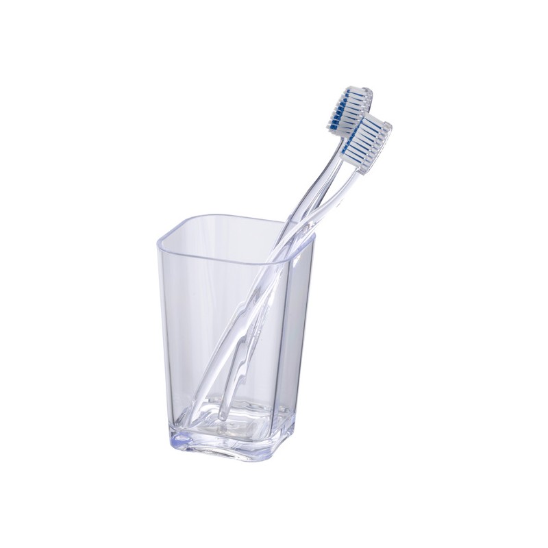 vaso higiene dental candy transparente wenko