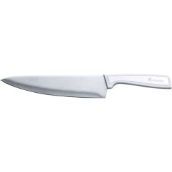 cuchillo chef 20cm acero inox bergner colección resa blanco