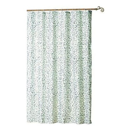 cortina de ducha de plástico msv incluye anillas